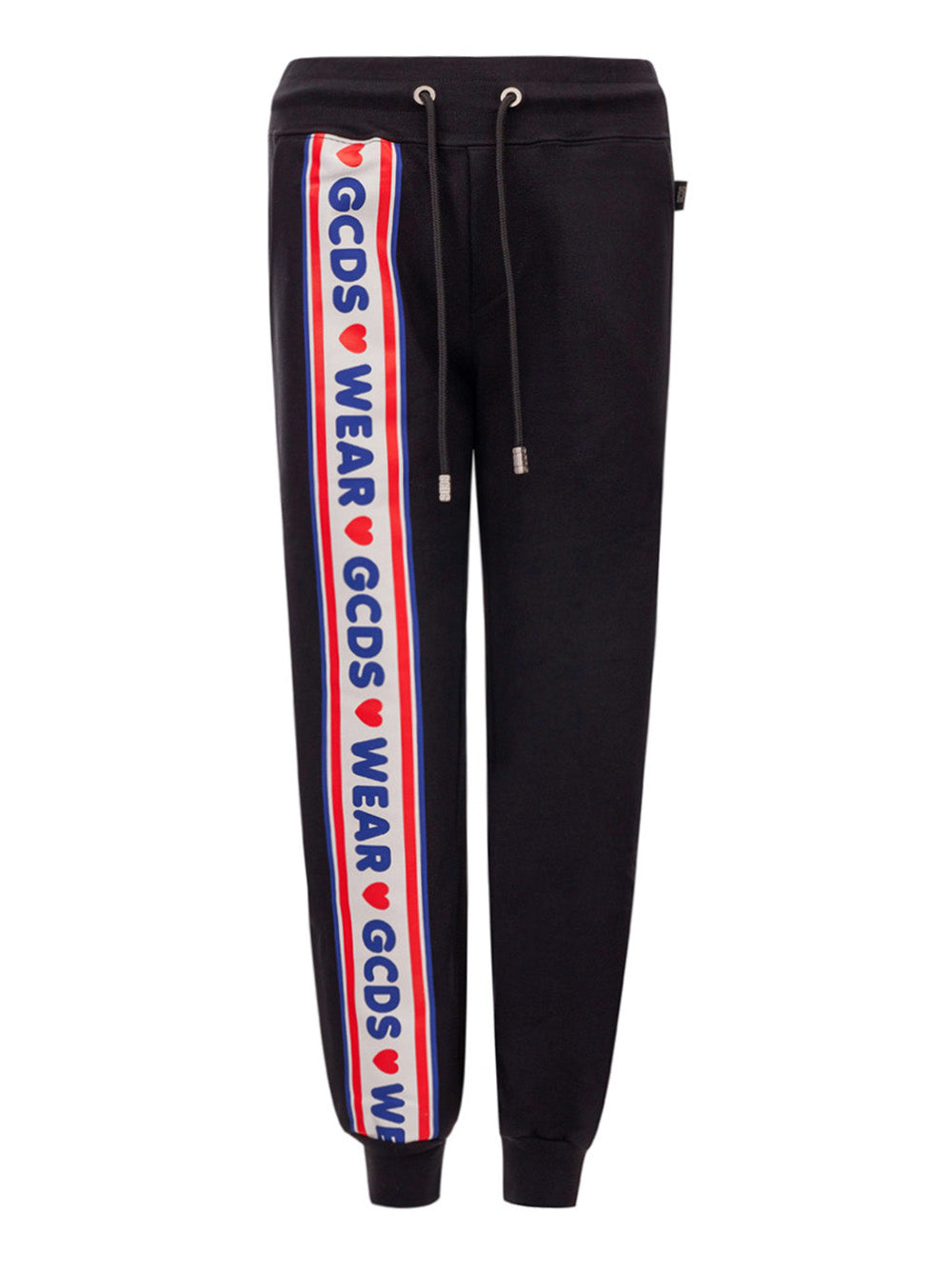 Black Jogging Pants with GCDS Logo