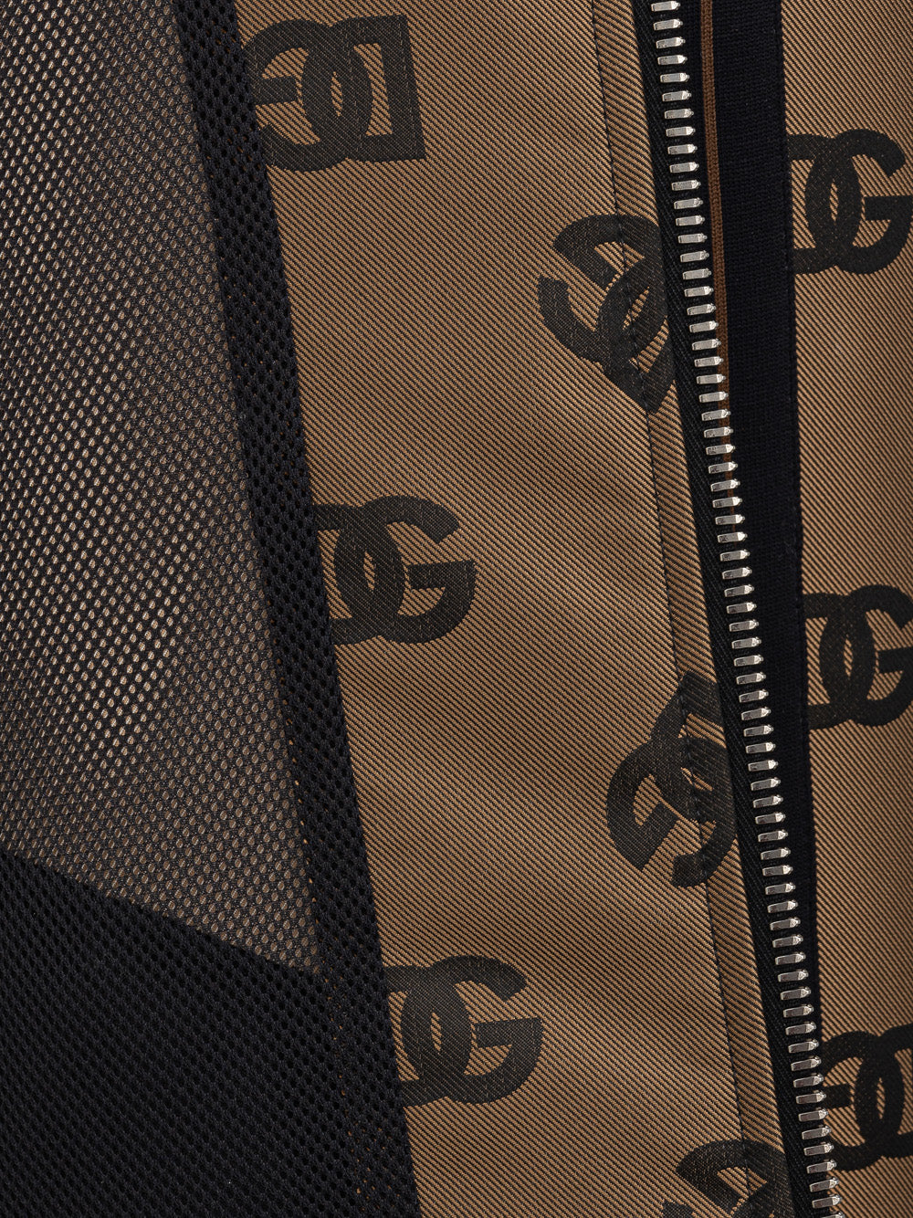 Dolce & Gabbana logo all-over zip jacket