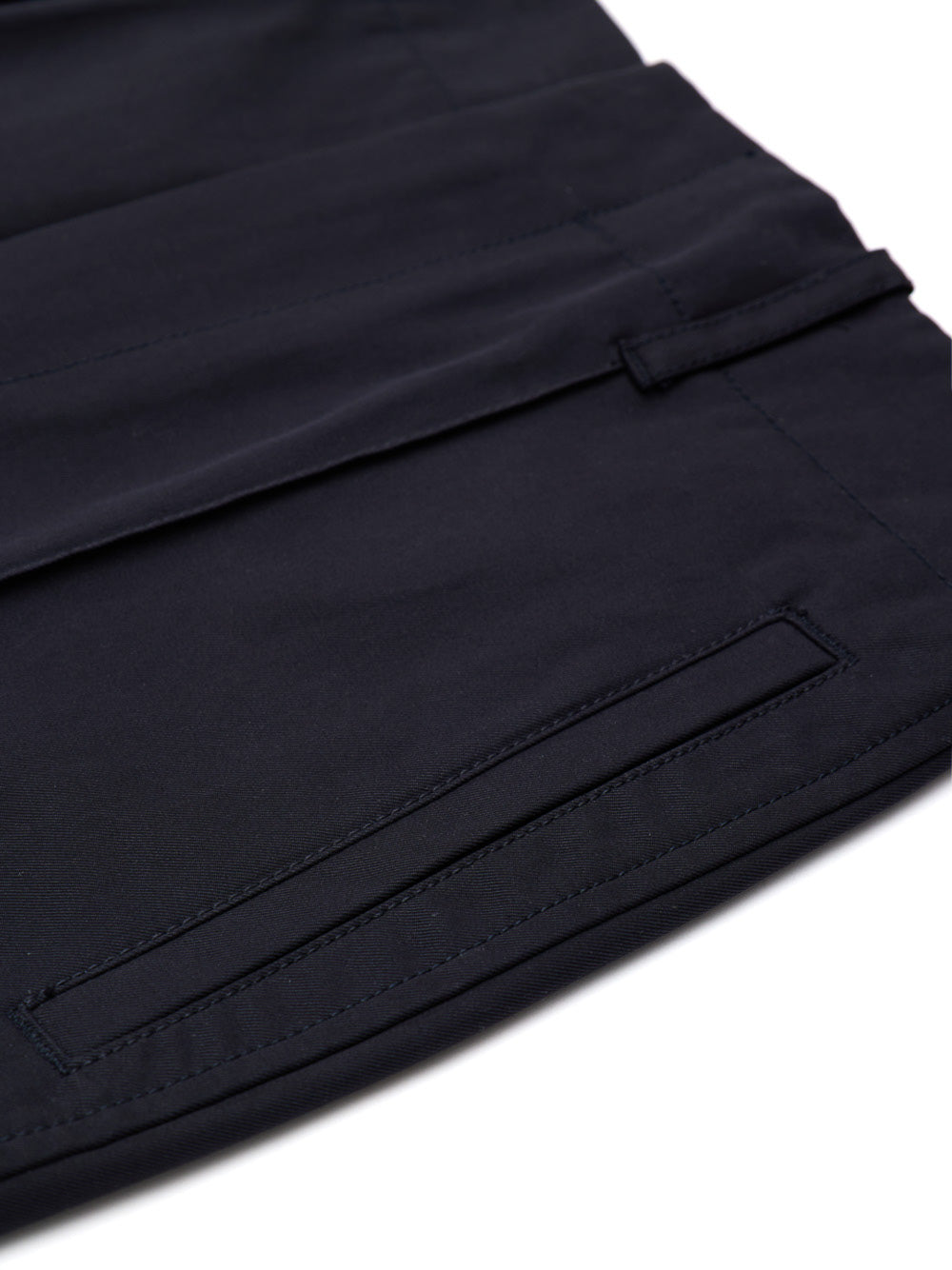 Bottega Veneta Navy Blue Twill Trousers