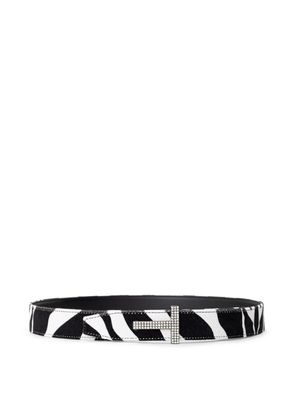 Tom Ford Women Belt Black/White