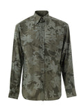 Tom Ford Green Floral Print Shirt