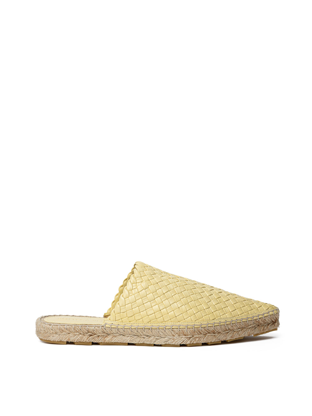 Lagoon Espadrilles in Yellow with Intreccio Bottega Veneta