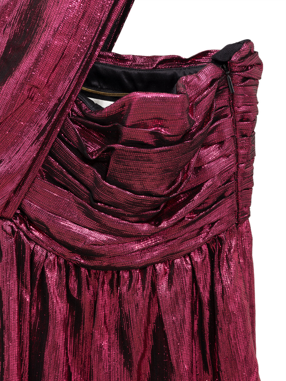 Disco Mini Dress in Fuchsia Saint Laurent