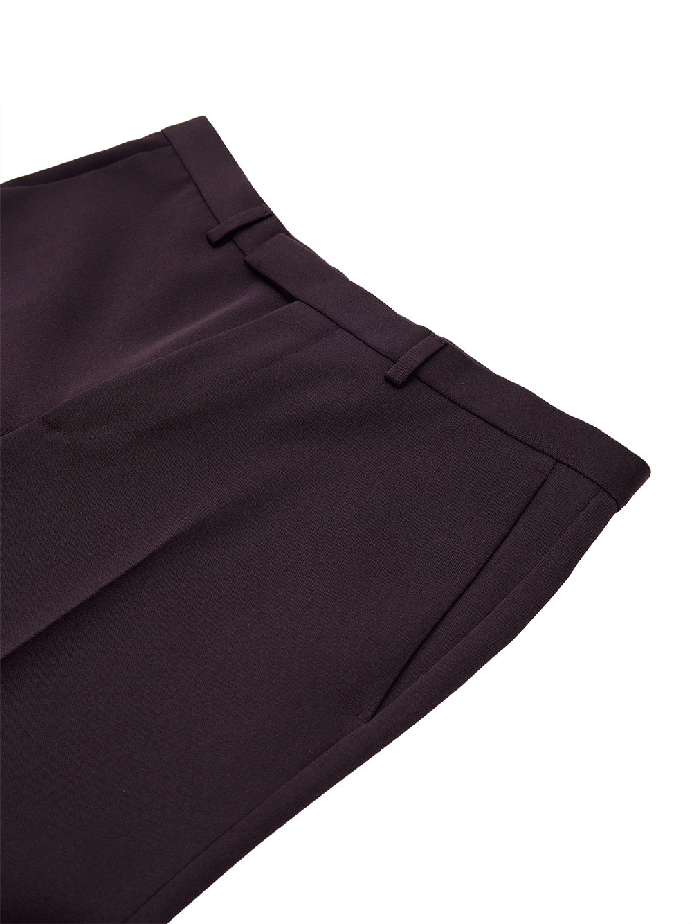 Bordeaux Tailored Trousers with Gucci Logo Embroidery