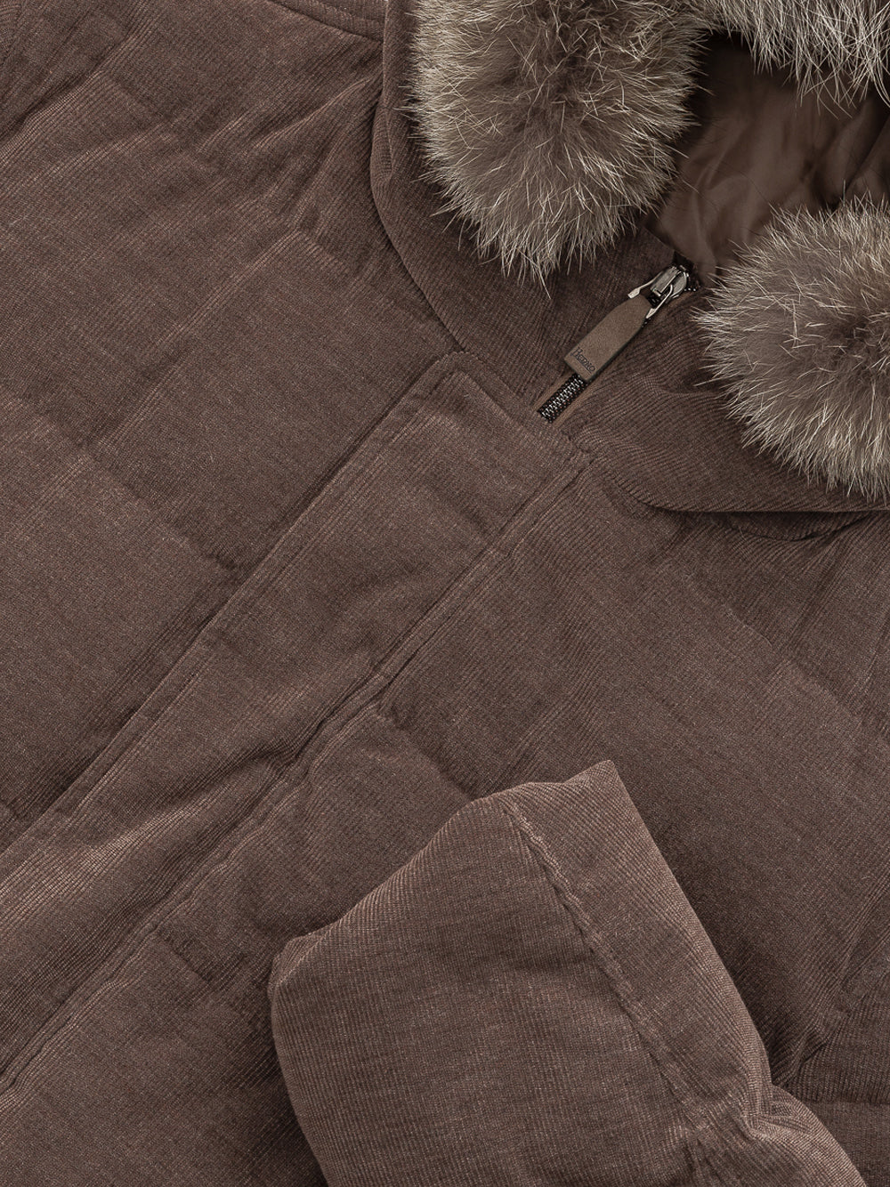 Herno Long Bomber with Hood and Removable Fur