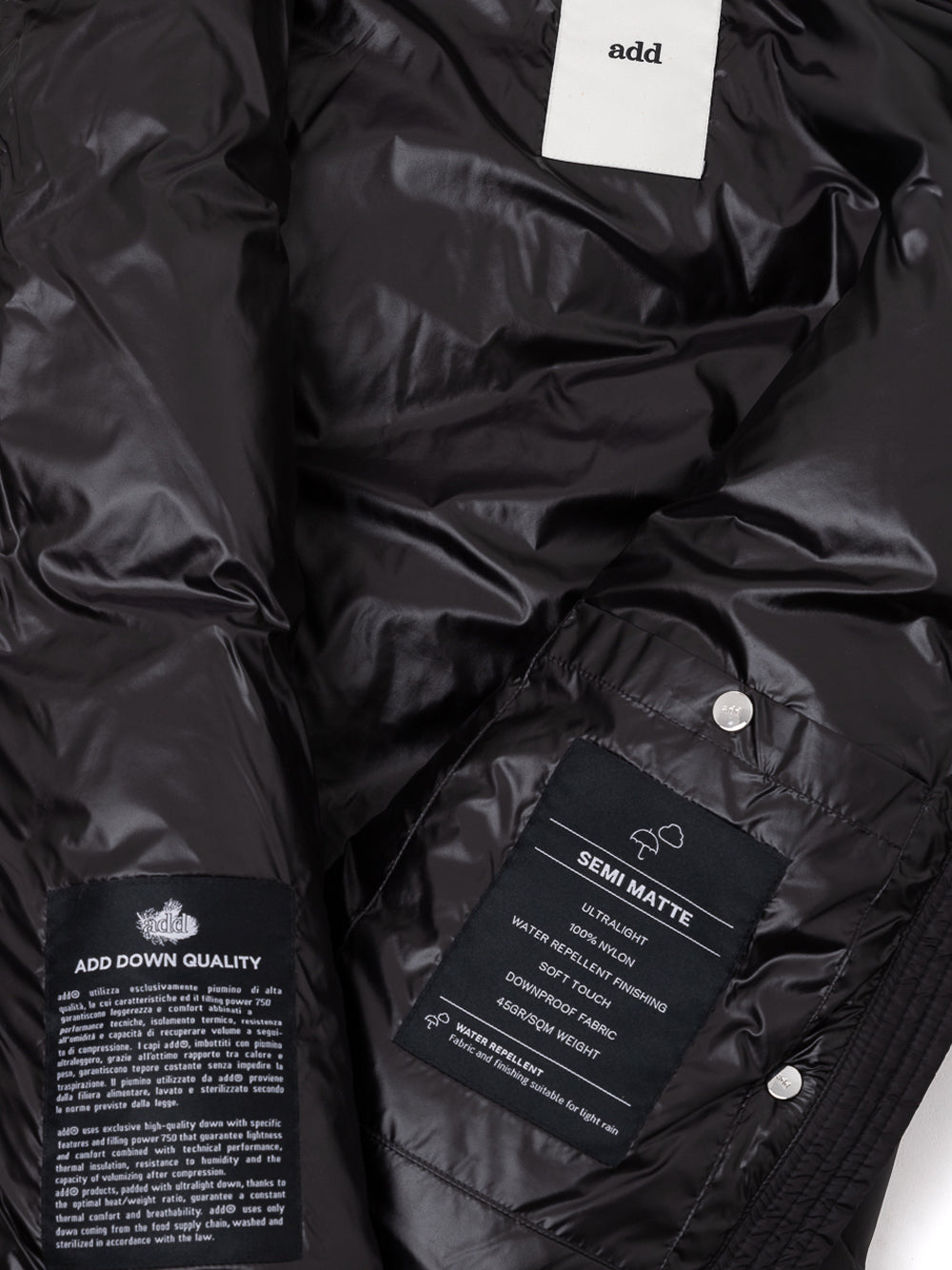 ADD Down Jacket with Removable Hood