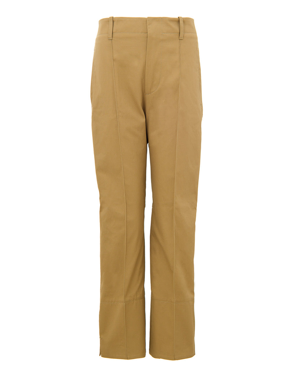 Beige Twill Trousers Bottega Veneta