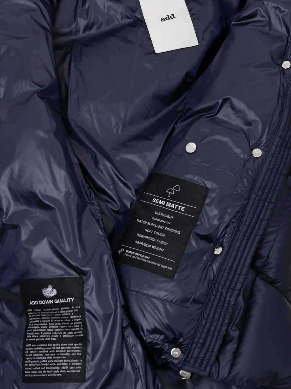 ADD Down Jacket with Detachable Hood