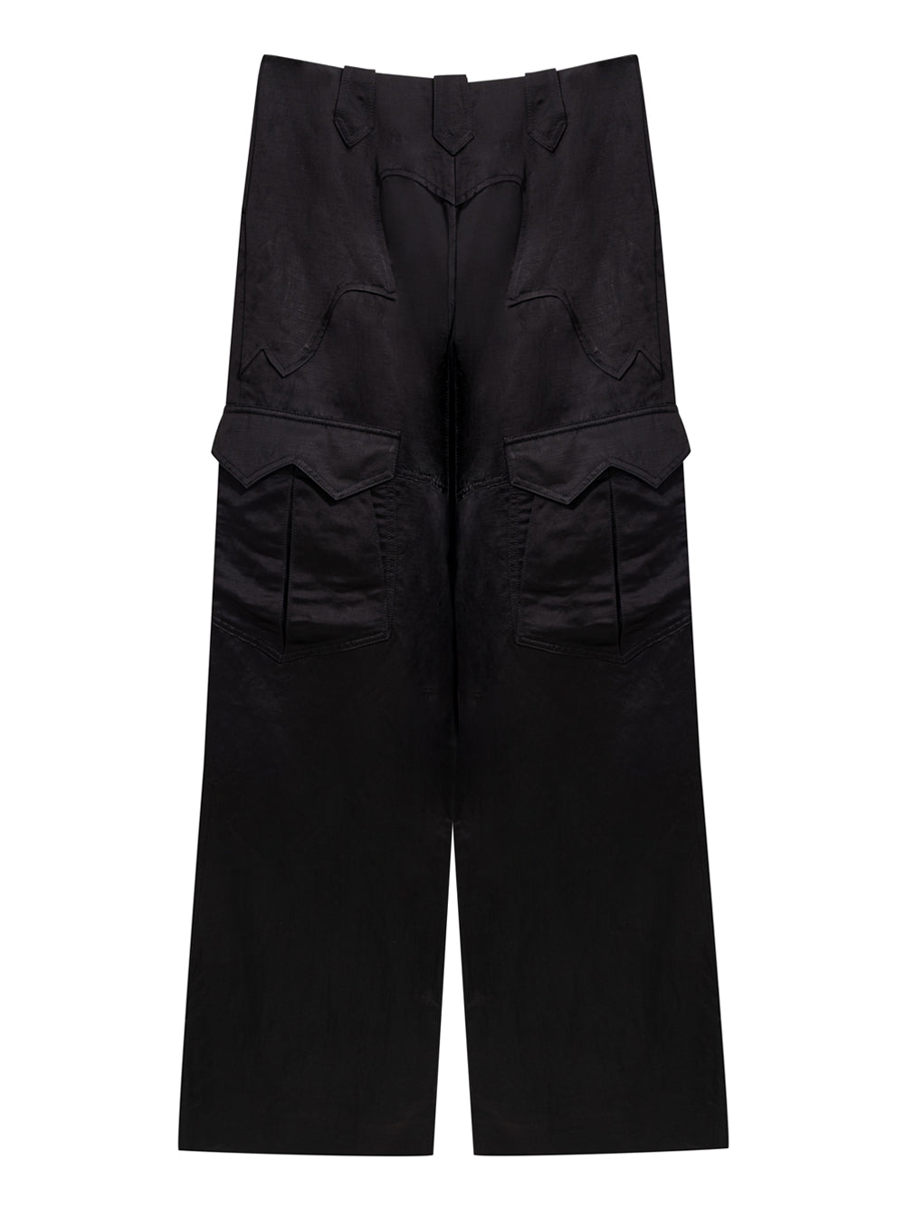 Tom Ford Black Viscose Cargo Pants