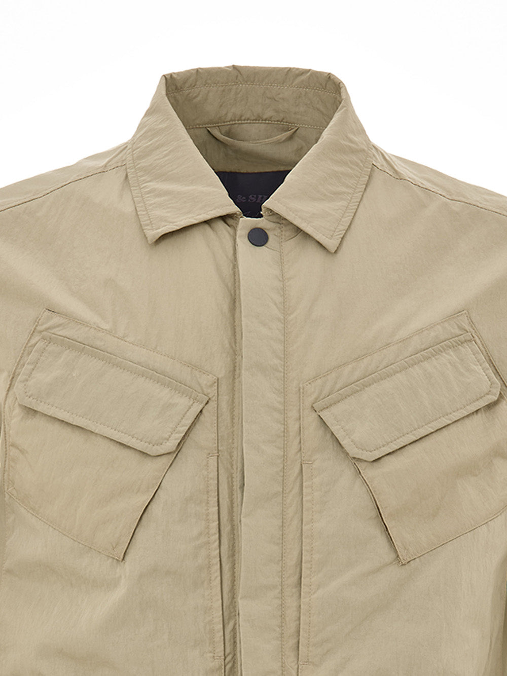 Paul & Shark Beige Technical Fabric Overshirt Jacket