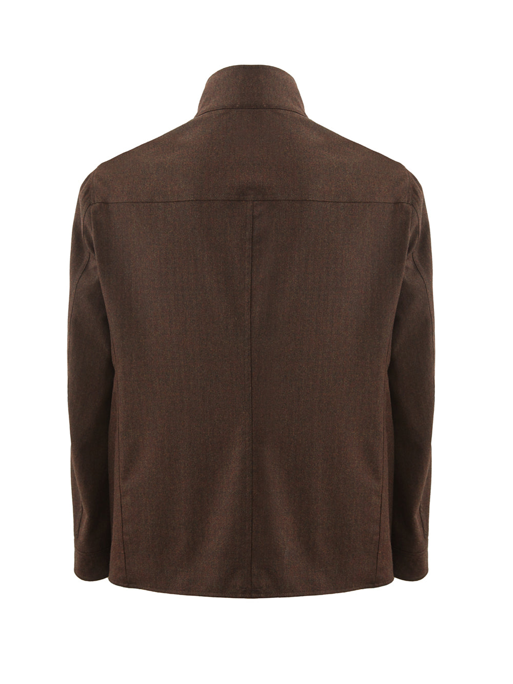 Lardini reversible jacket in blue/brown