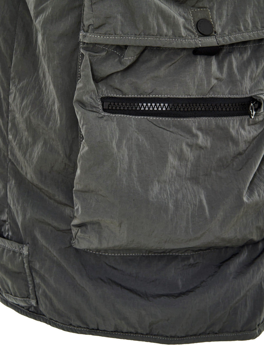 Paul & Shark Technical Fabric Sleeveless Jacket in Gray