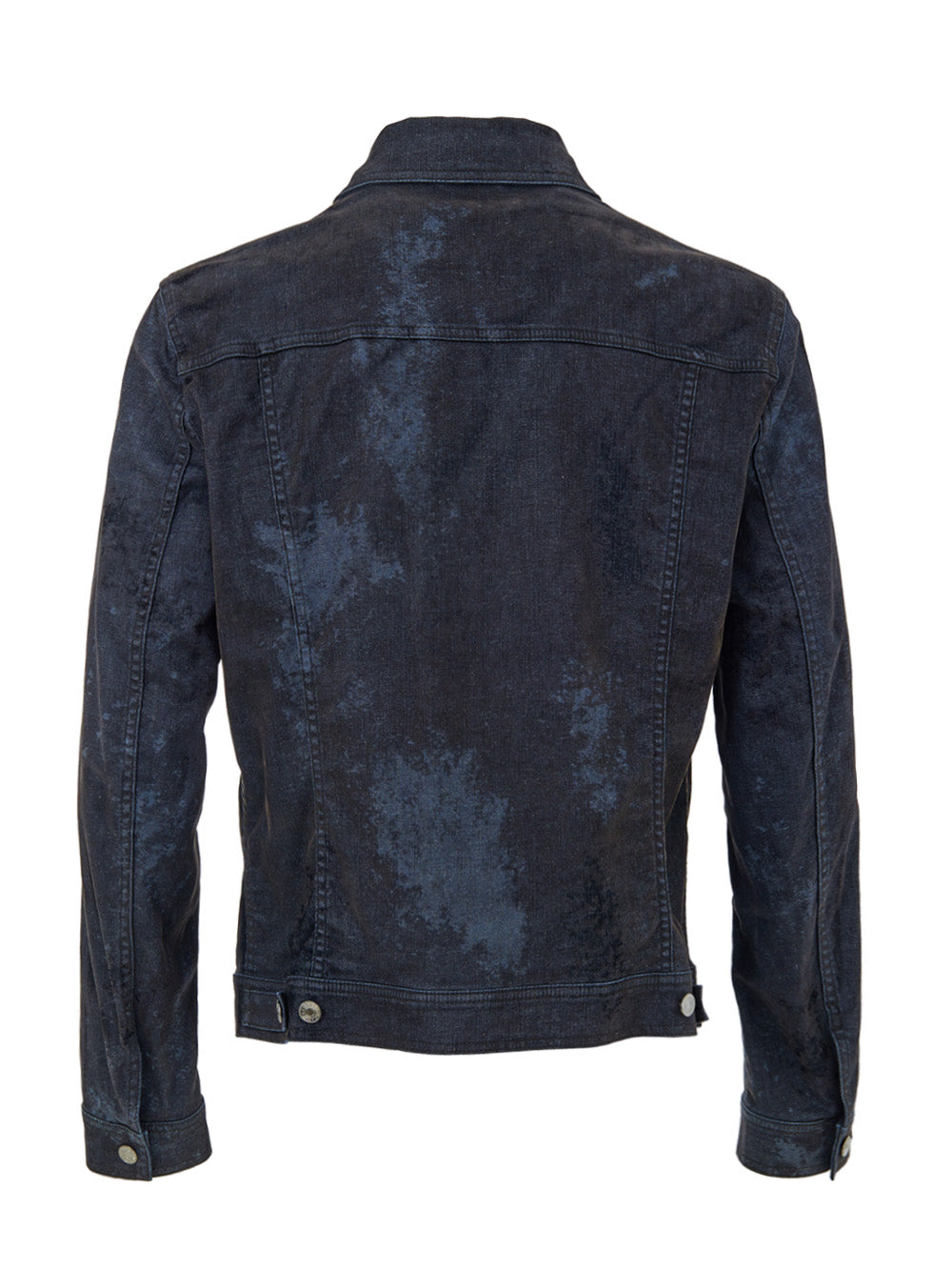 Dolce & Gabbana Dark Gray Coated-Effect Jacket