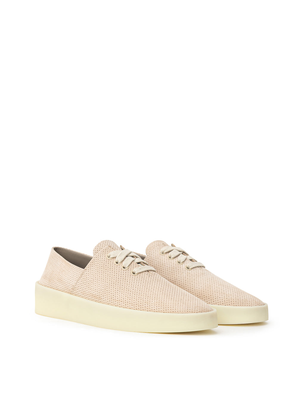 Low-top Sneaker in Beige Suede Fear of God