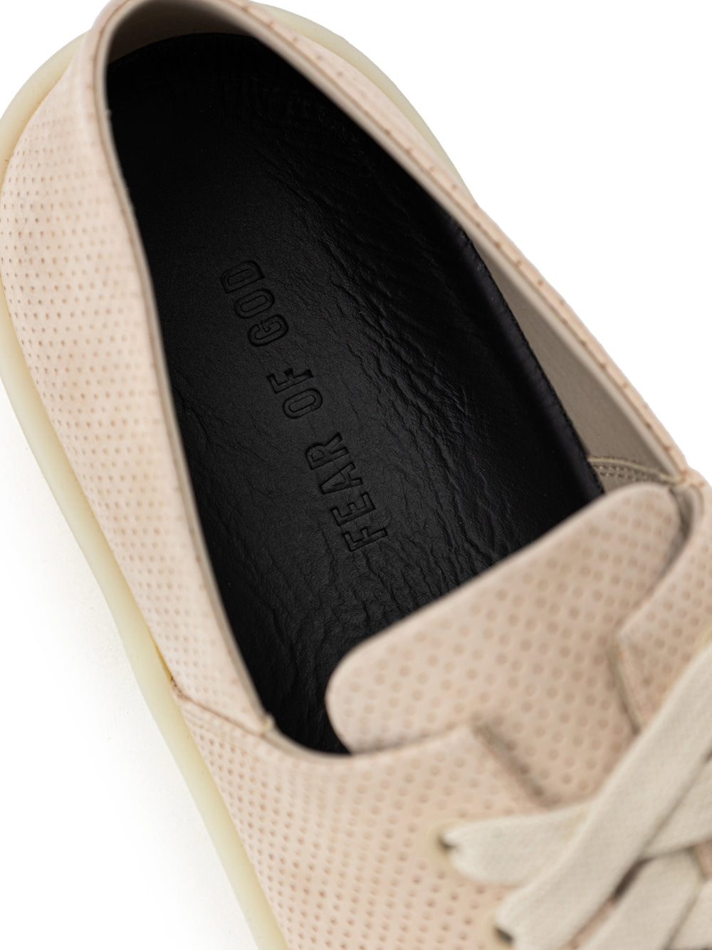 Low-top Sneaker in Beige Suede Fear of God
