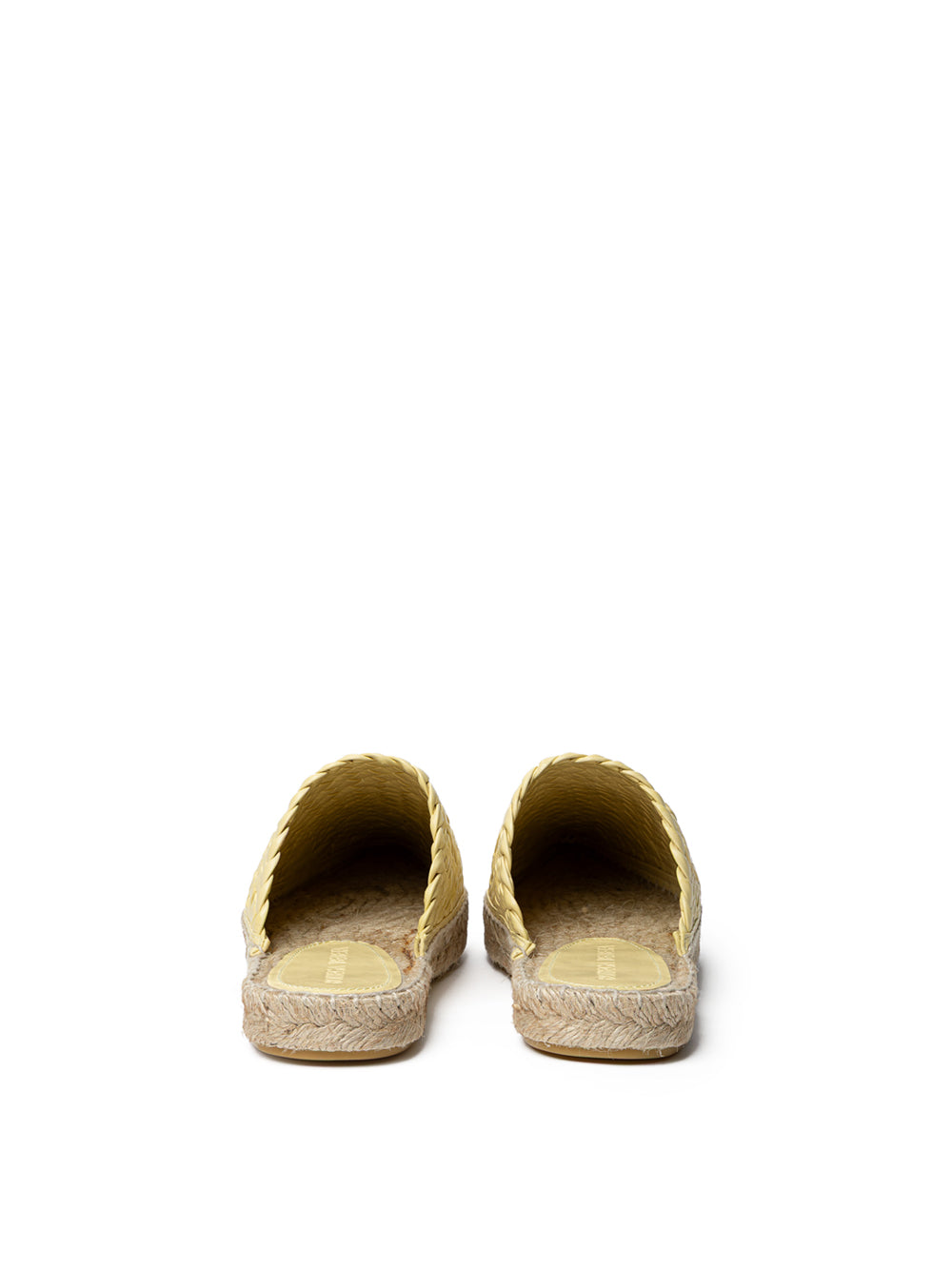 Lagoon Espadrilles in Yellow with Intreccio Bottega Veneta