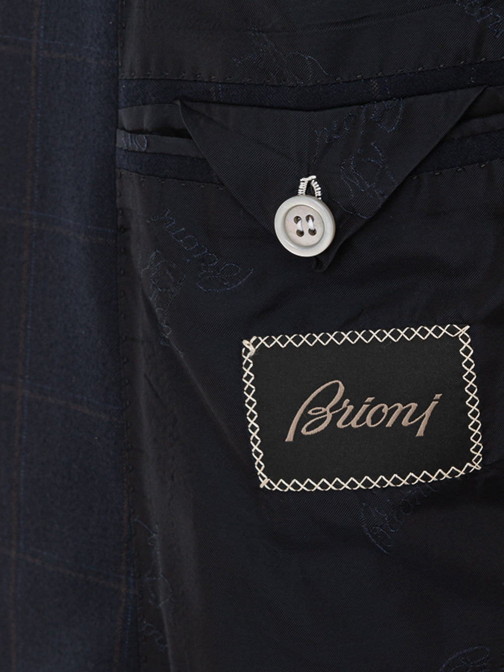 Brioni 'Ravello' Check Single Breasted Jacket