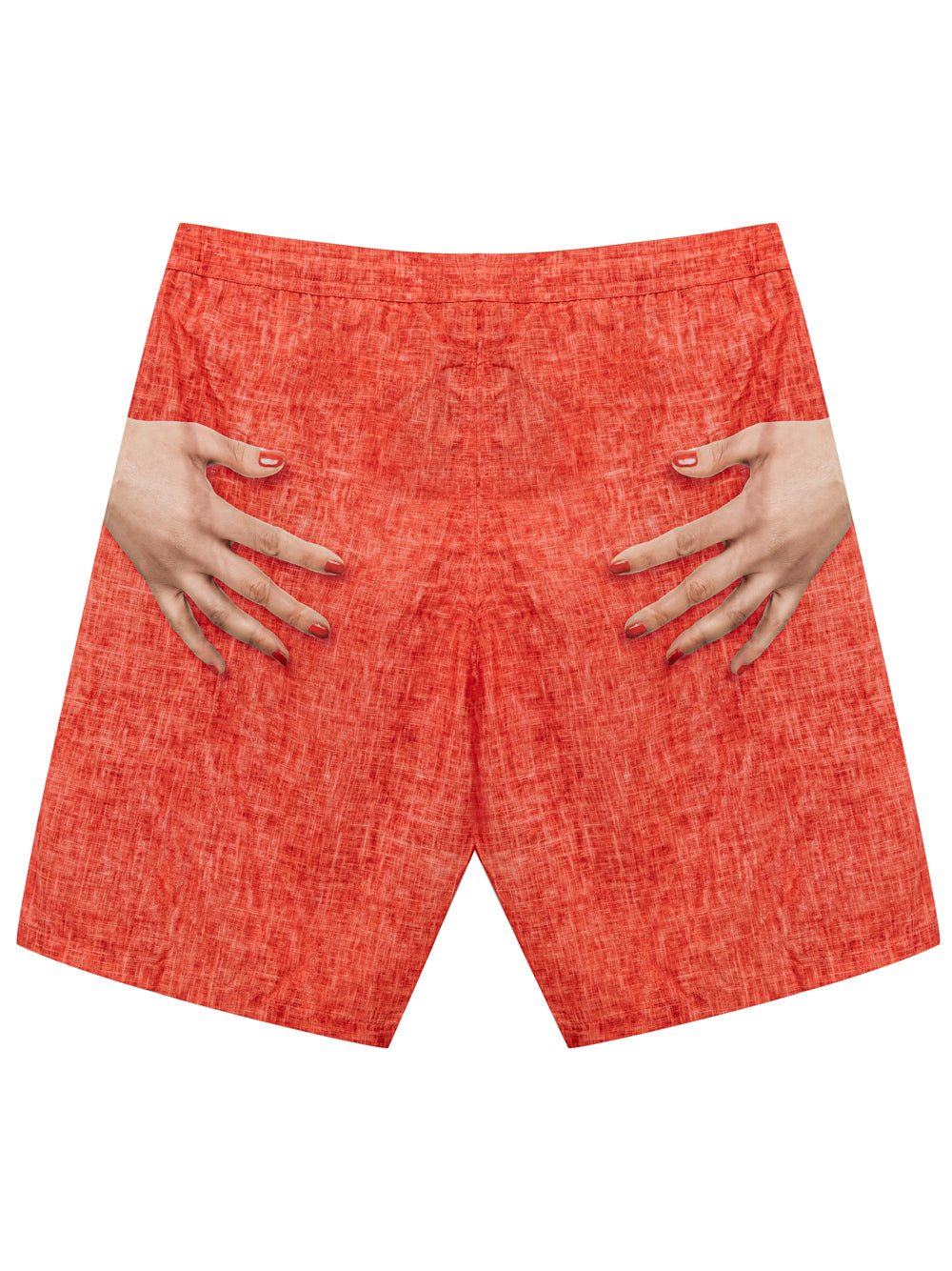 Isaia Men Swim Shorts Red