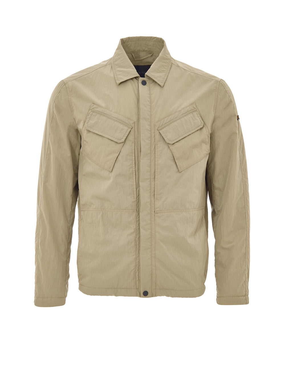 Paul & Shark Beige Technical Fabric Overshirt Jacket