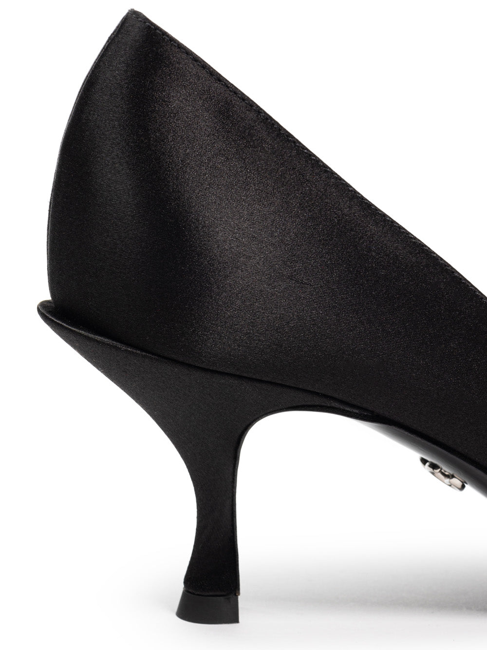 Dolce & Gabbana Satin Pumps With Jewel