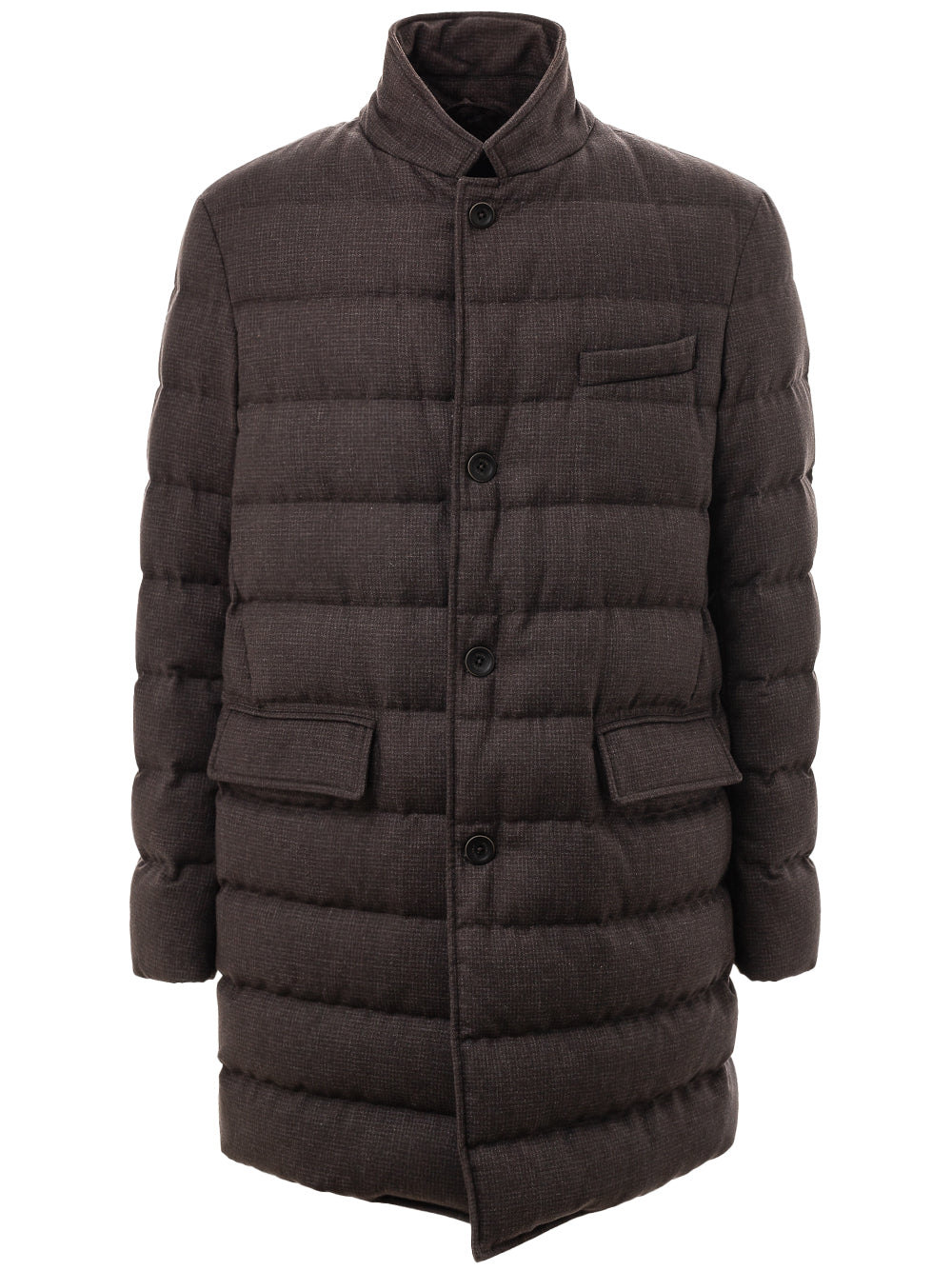 Padded Coat with Collar by Herno.