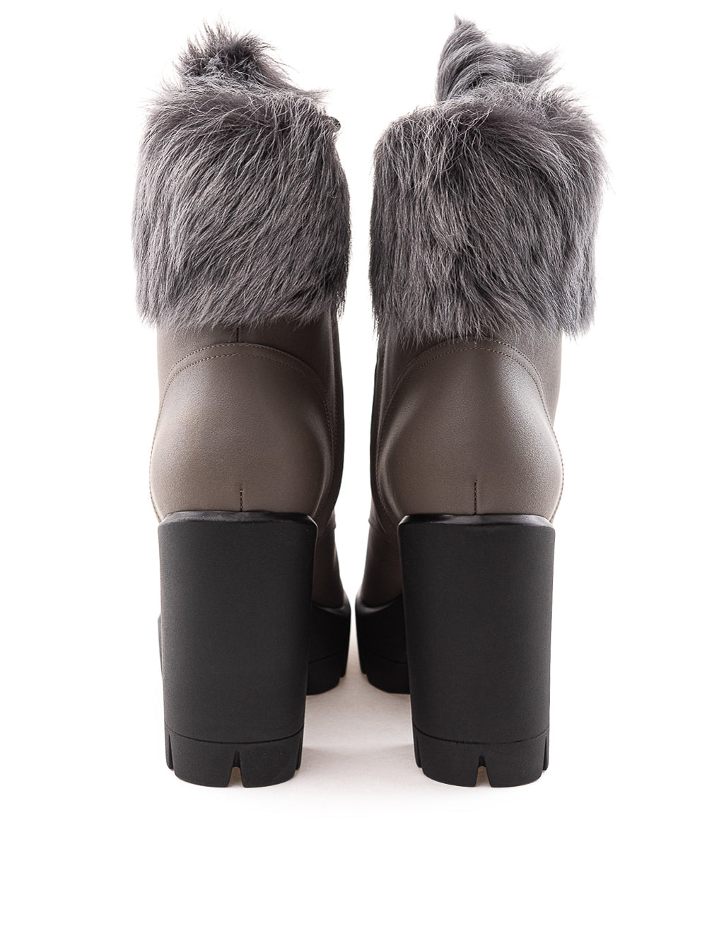 Combat Boot with Inner Fur Giuseppe Zanotti