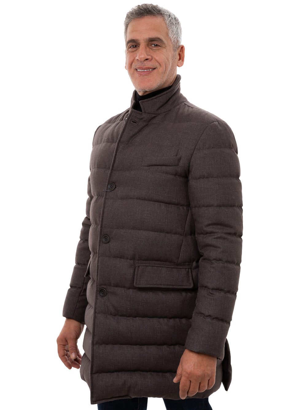 Padded Coat with Collar by Herno.