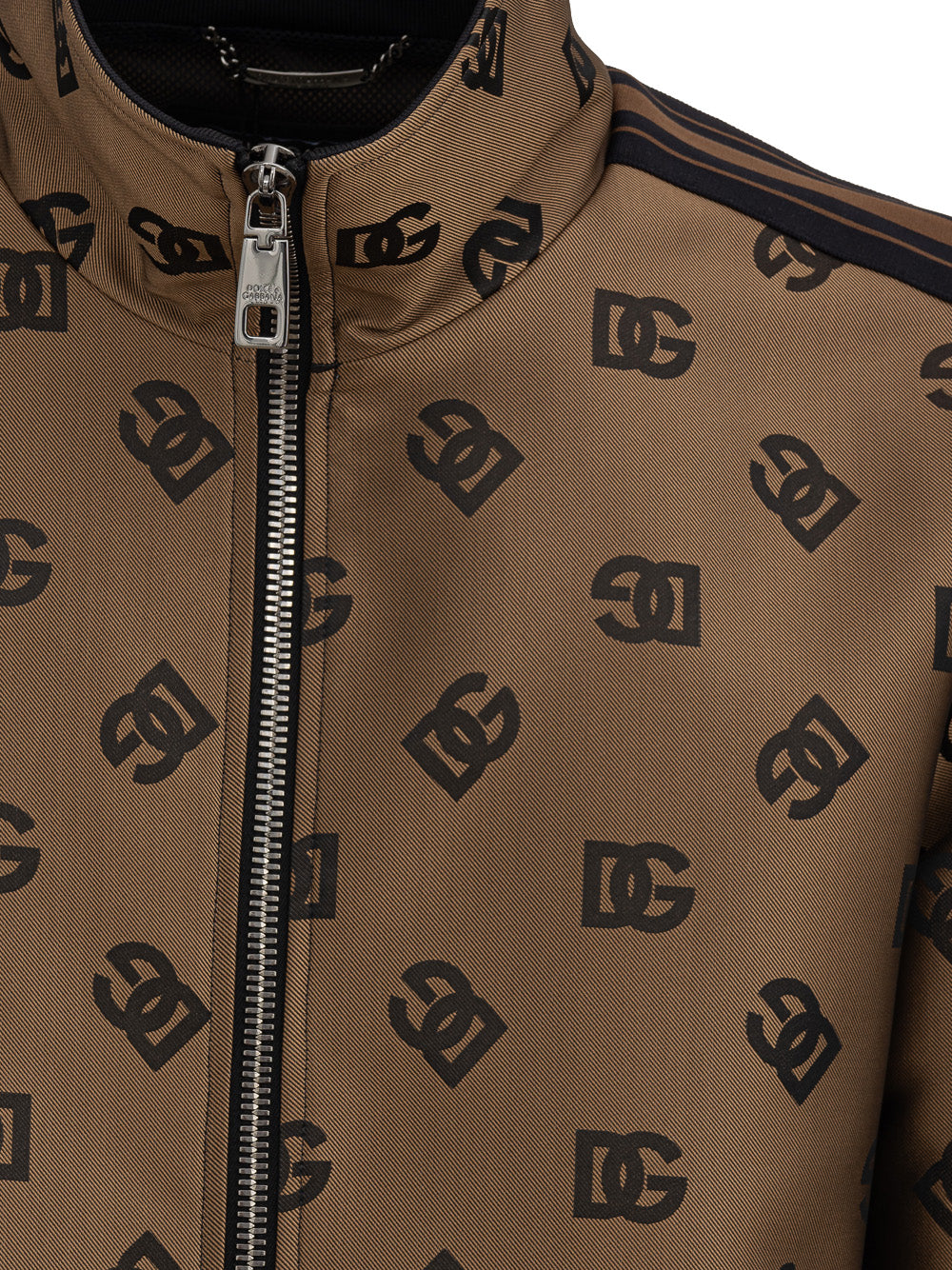 Dolce & Gabbana logo all-over zip jacket