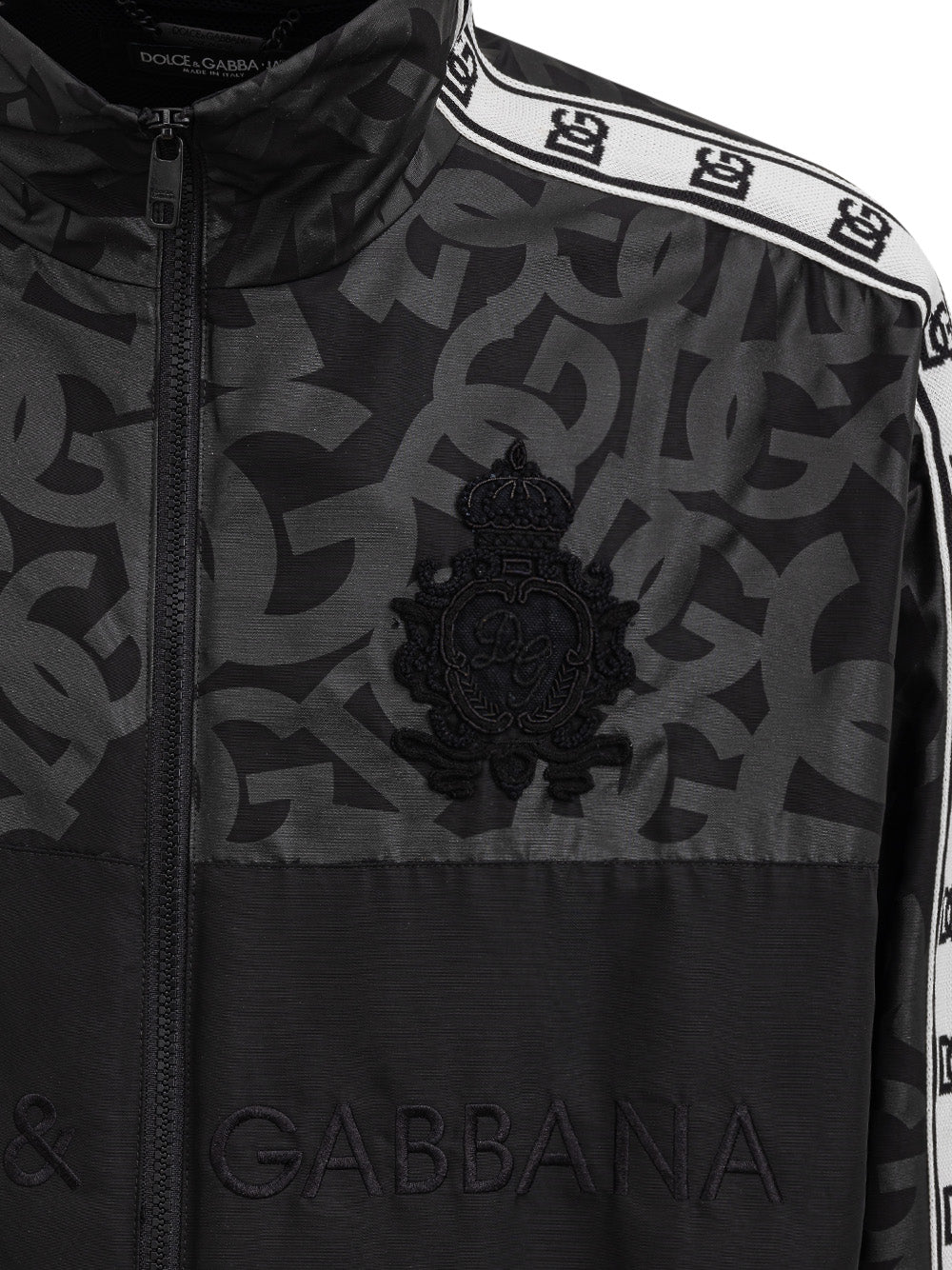 Dolce & Gabbana Logo Oversized Windbreaker Jacket