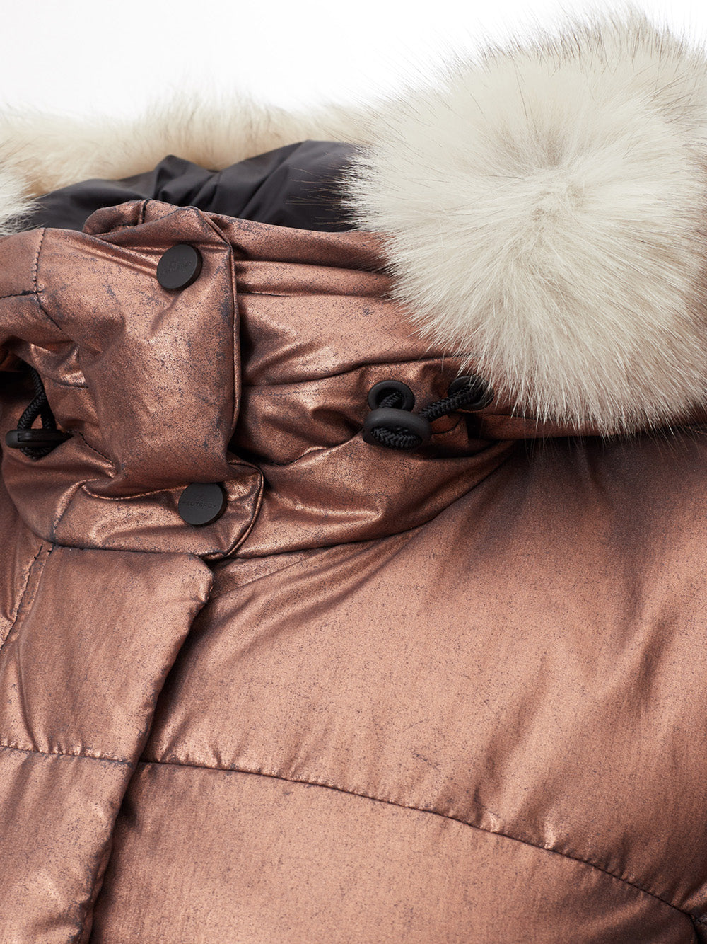 Bronze Metal 'Mils' Peuterey Padded Jacket