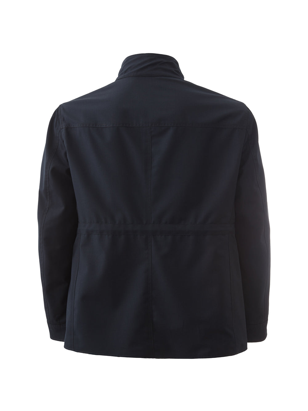 Lardini reversible jacket in blue/brown