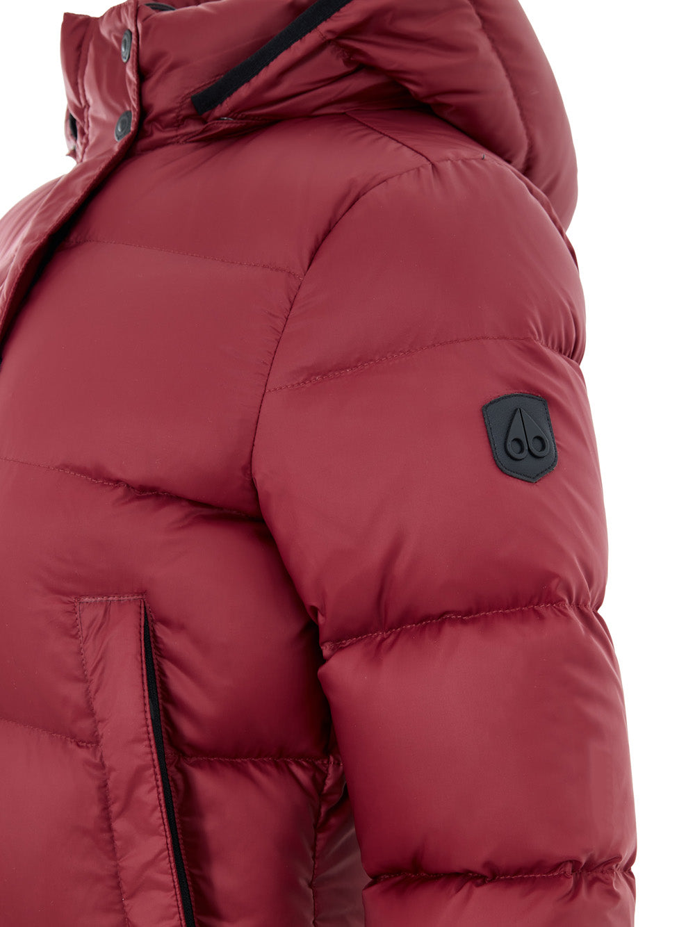 Moose Knuckles Women Down Jacket Burgundy