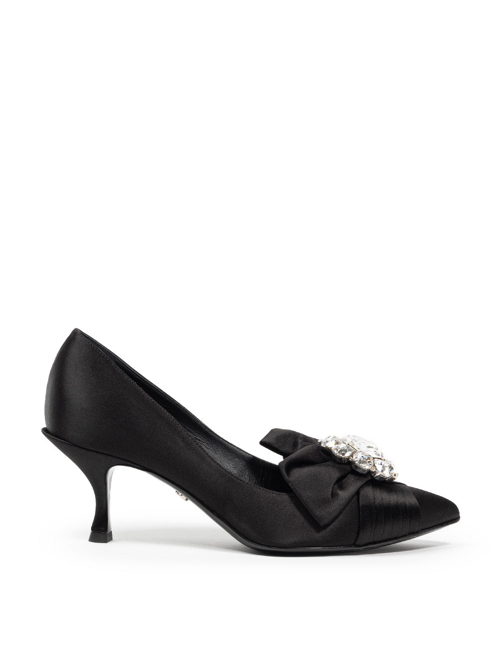 Dolce & Gabbana Satin Pumps With Jewel