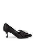 Dolce & Gabbana Satin Pumps With Jewel
