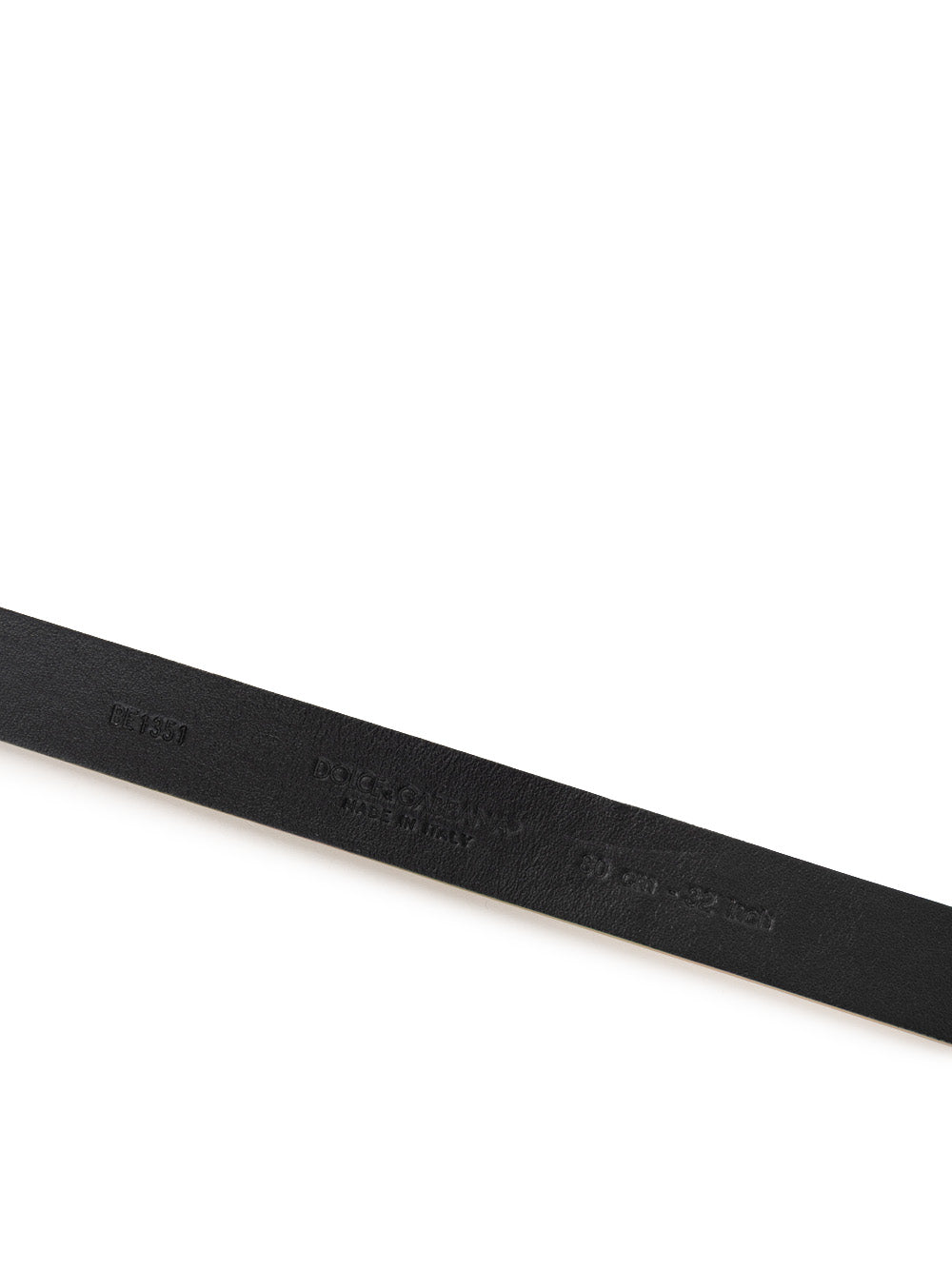 Dolce & Gabbana Gold Leather Belt with Black Crystals