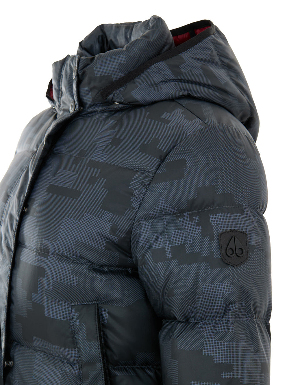 Moose Knuckles Women Down Jacket Dark Grey