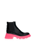 Chelsea Ankle Boots Fluo Pink Sole Alexander McQueen