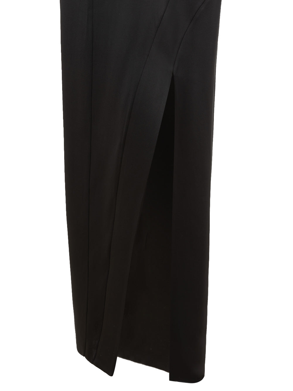Tom Ford Extra Long Black Satin Skirt