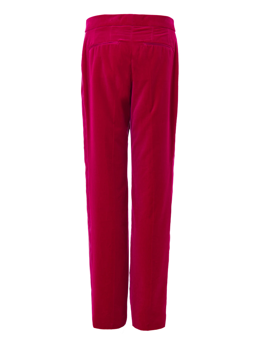 Tom Ford Fuchsia Chenille Tuxedo Pants with Satin Band