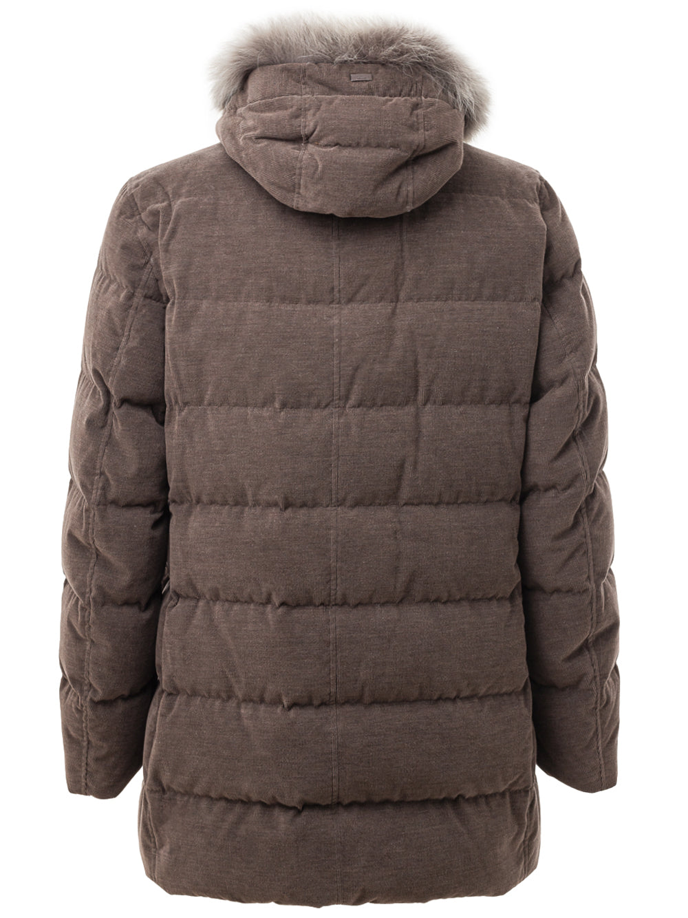 Herno Long Bomber with Hood and Removable Fur