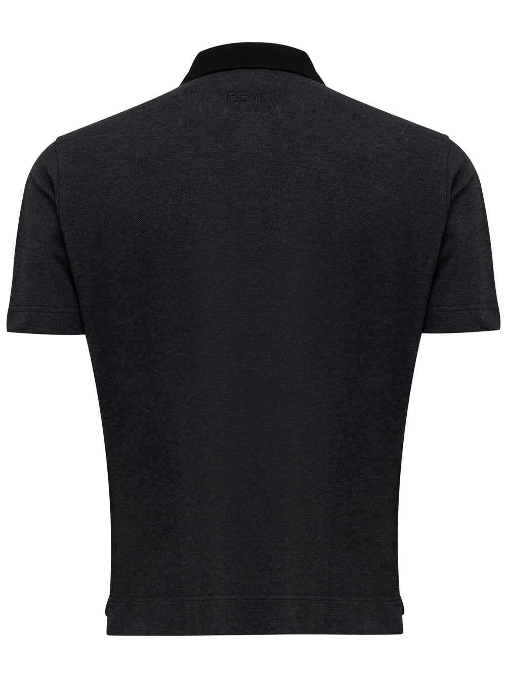 Fendi black short sleeve polo