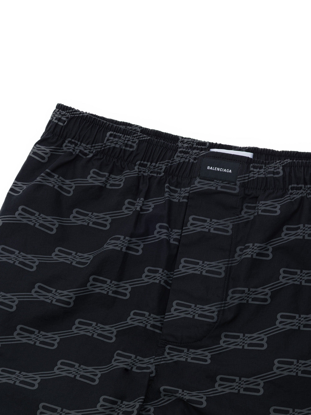 Balenciaga Allover Logo Shorts