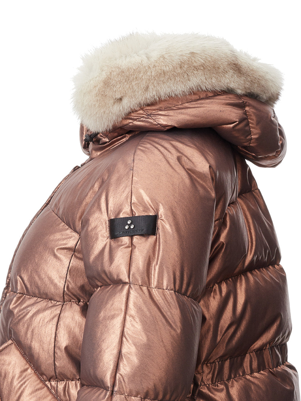 Bronze Metal 'Mils' Peuterey Padded Jacket