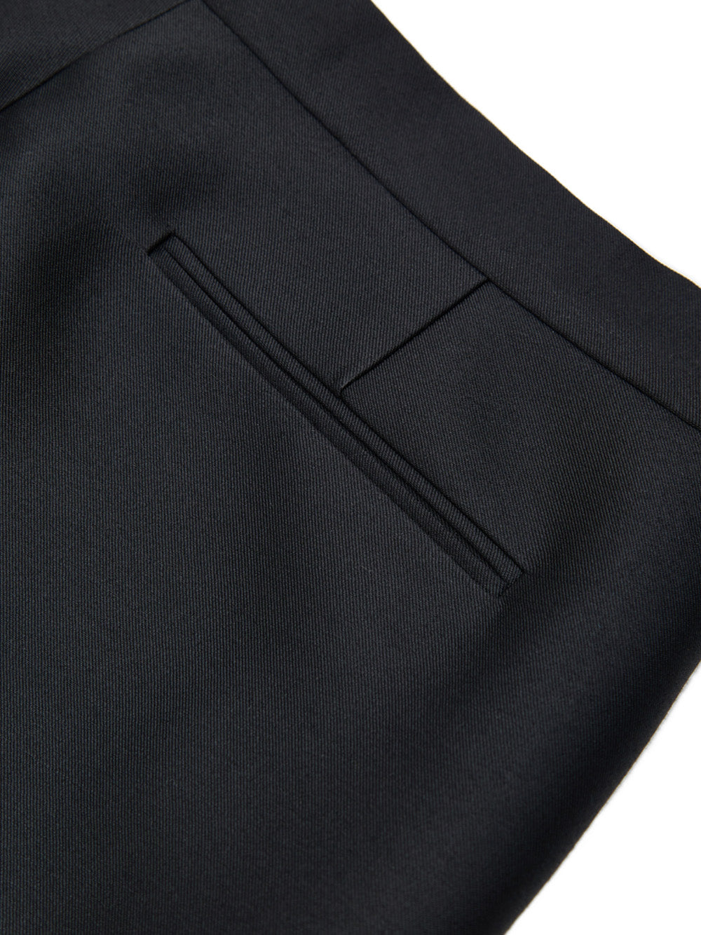 Black Tailored Trousers in Gucci Technical Fabric