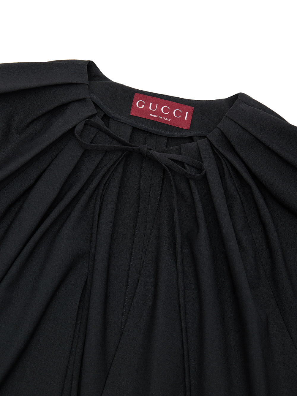 Black Tracksuit Dress with Gucci Belt