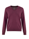 Tom Ford Purple Silk V-Neck Sweater