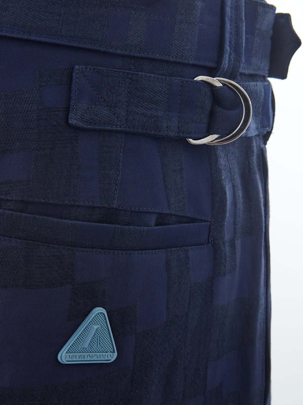 Emporio Armani Relaxed Fit Belt Pant