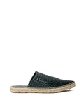 Bottega Veneta Dark Green Intreccio Lagoon Espadrilles