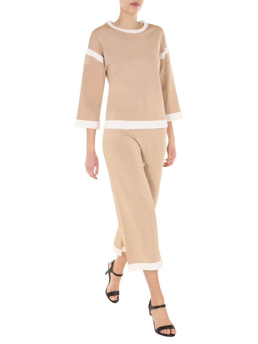 Boutique Moschino Woman Beige Trousers