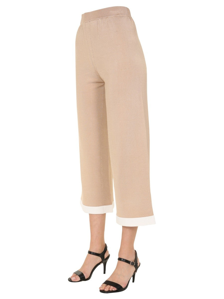 Boutique Moschino Woman Beige Trousers
